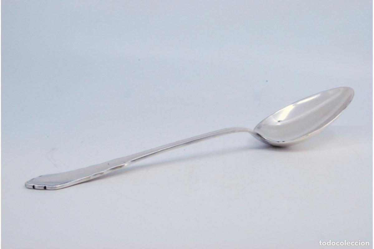 Antig&uuml;edades: Cuchara de plata para servir arroz - Foto 6