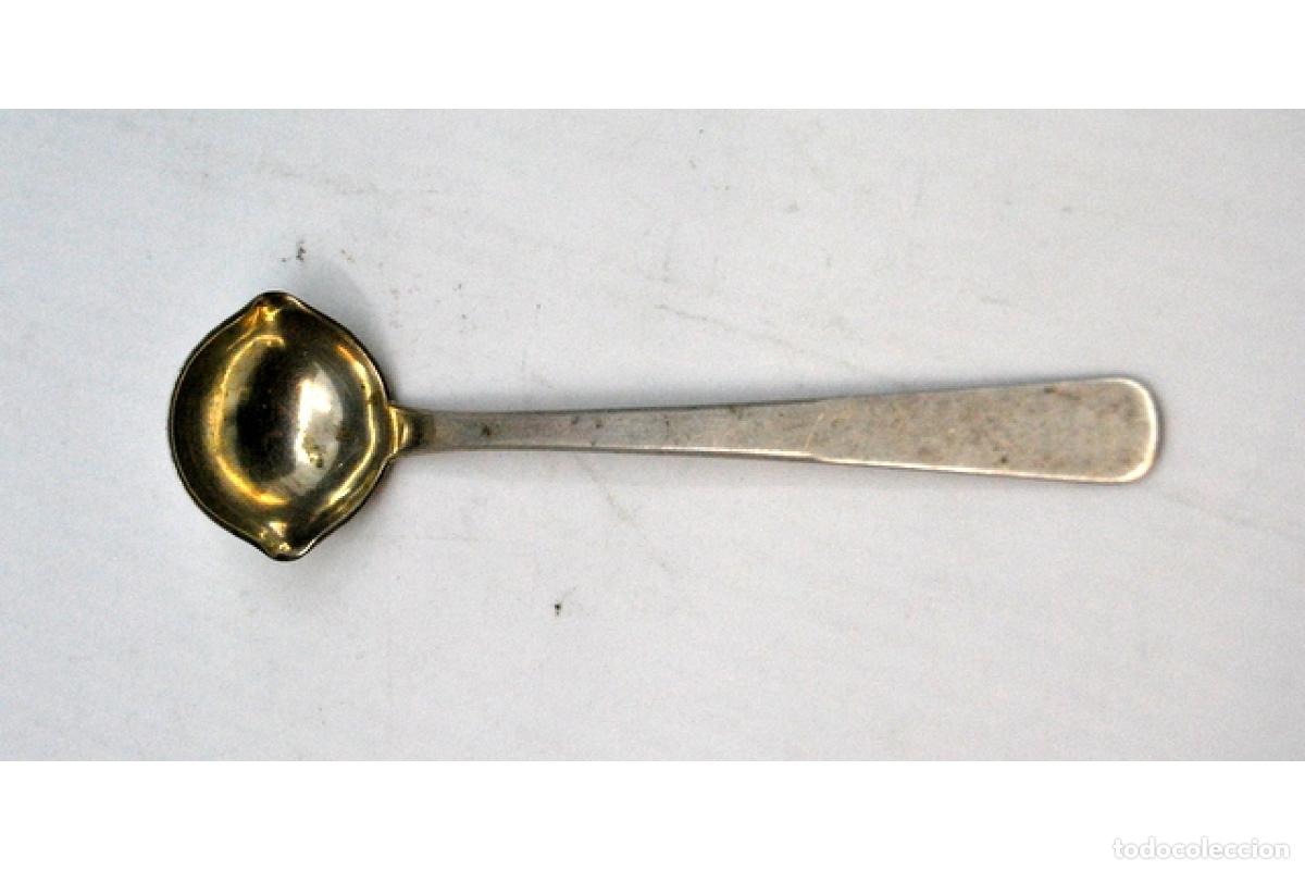 Antig&uuml;edades: cuchara de az&uacute;car de plata - Foto 5