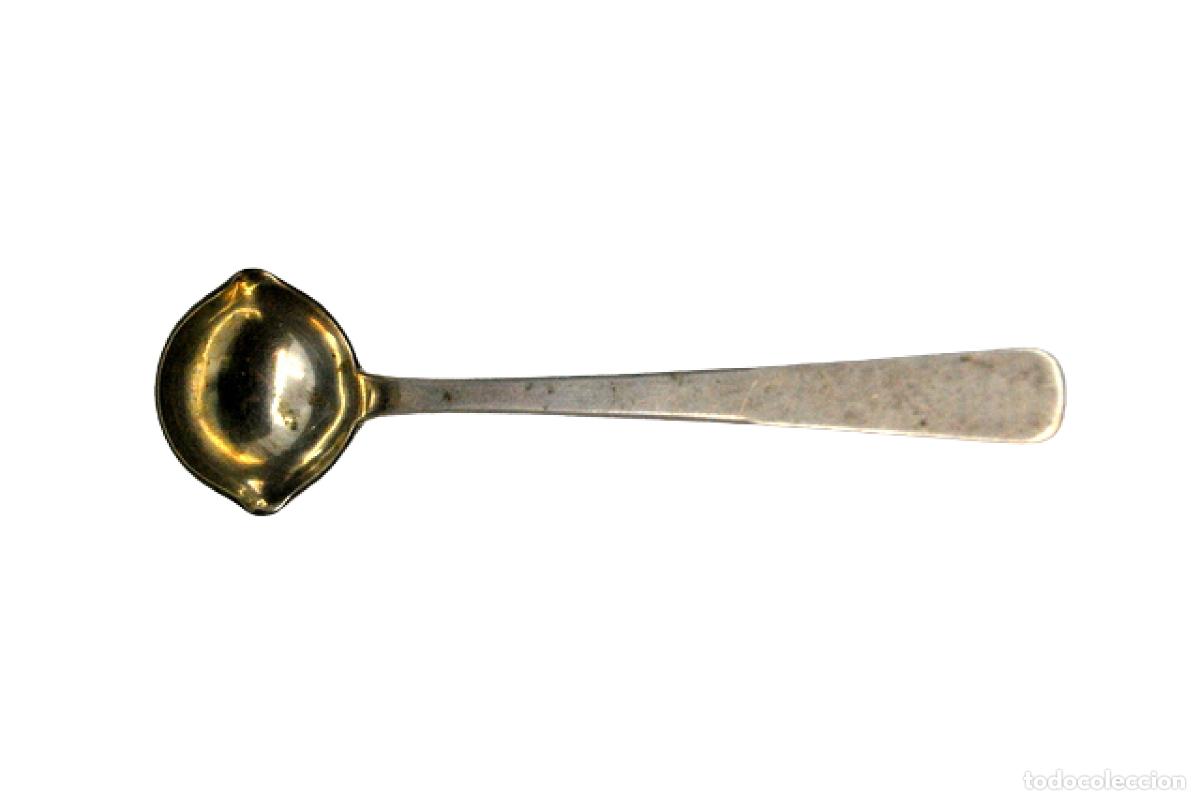 Antig&uuml;edades: cuchara de az&uacute;car de plata - Foto 1