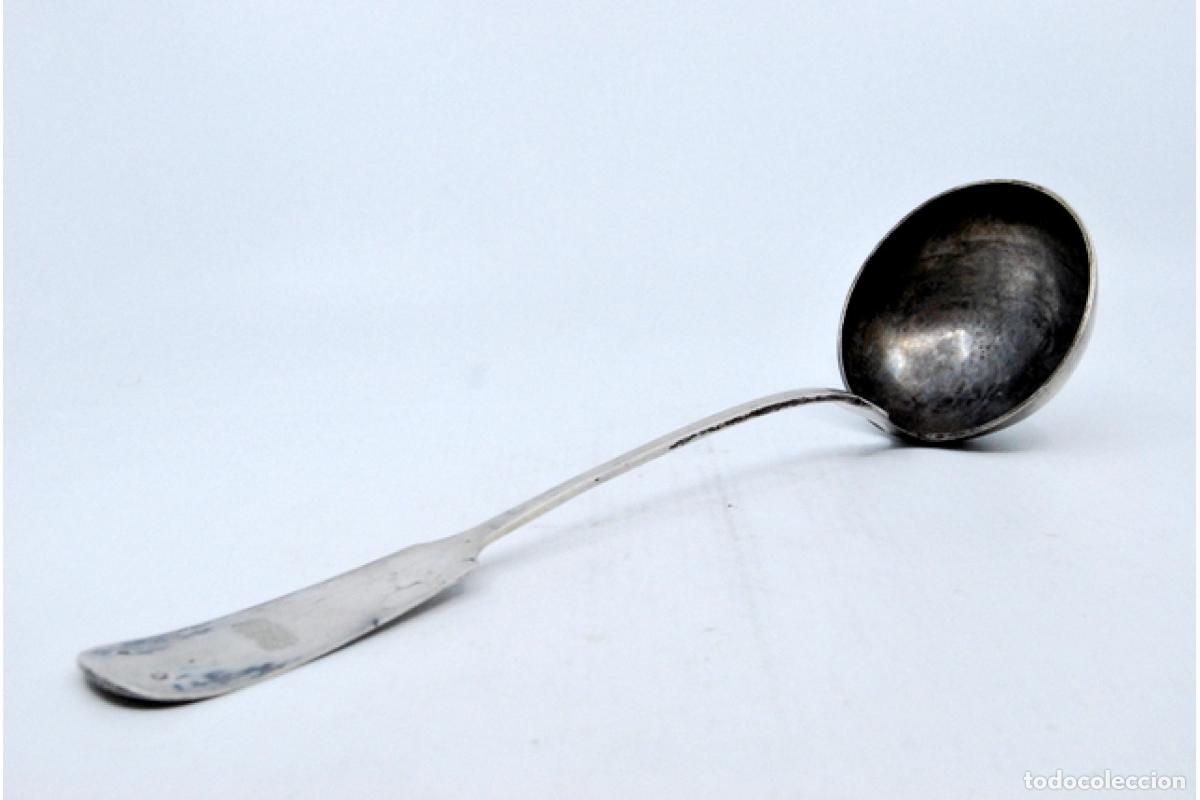 Antig&uuml;edades: Cuchar&oacute;n de sopa de plata - Foto 5