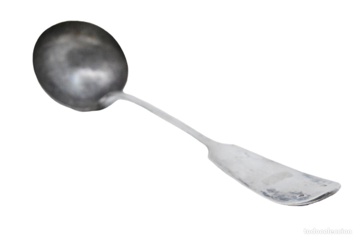 Antig&uuml;edades: Cuchar&oacute;n de sopa de plata - Foto 1