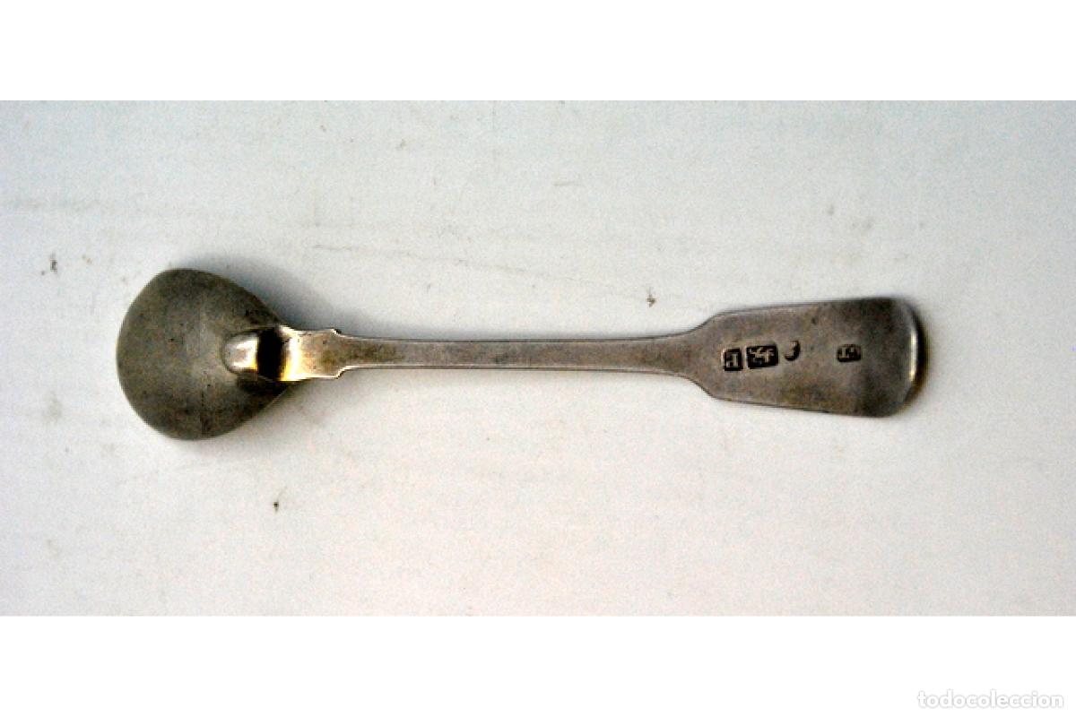 Antig&uuml;edades: cucharas de az&uacute;car de plata - Foto 3