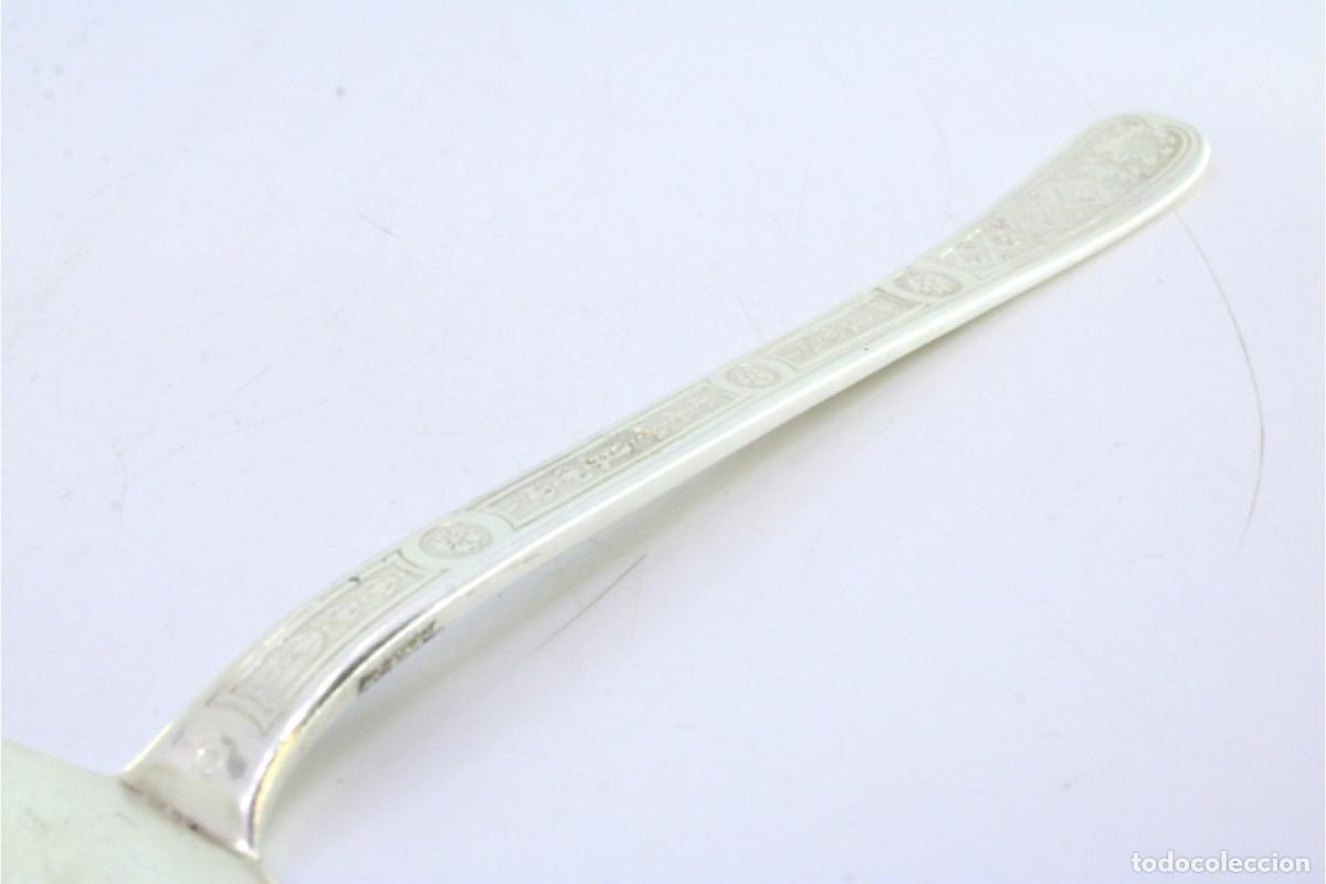 Antig&uuml;edades: cuchara de fruta de plata - Foto 4