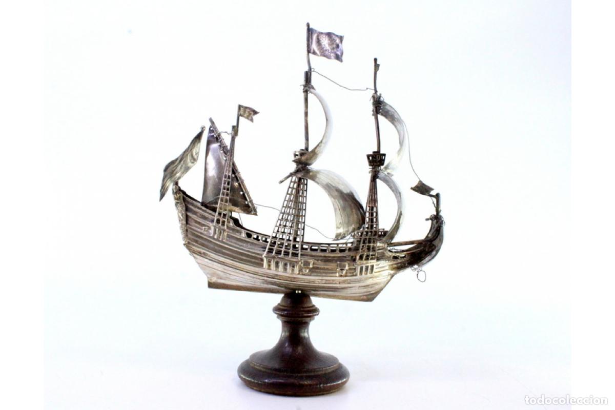 Antig&uuml;edades: Barco de plata - Foto 3