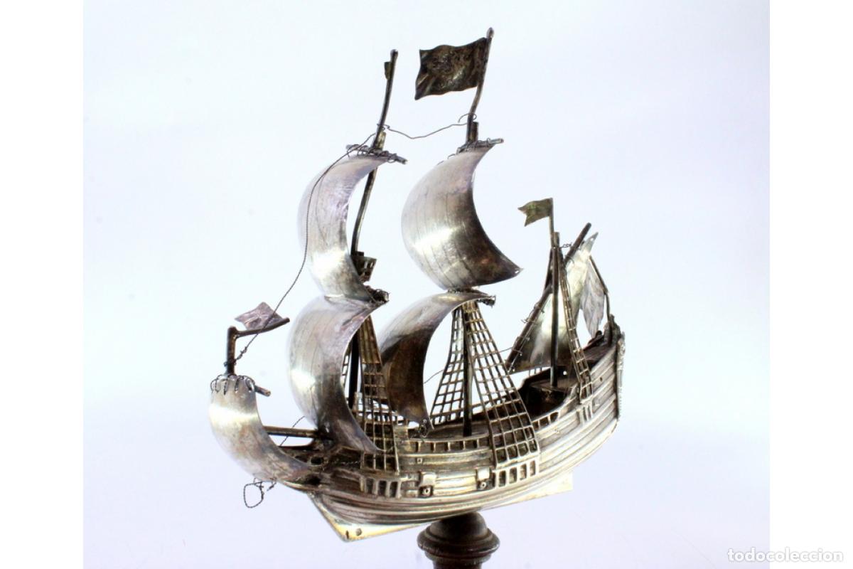 Antig&uuml;edades: Barco de plata - Foto 6