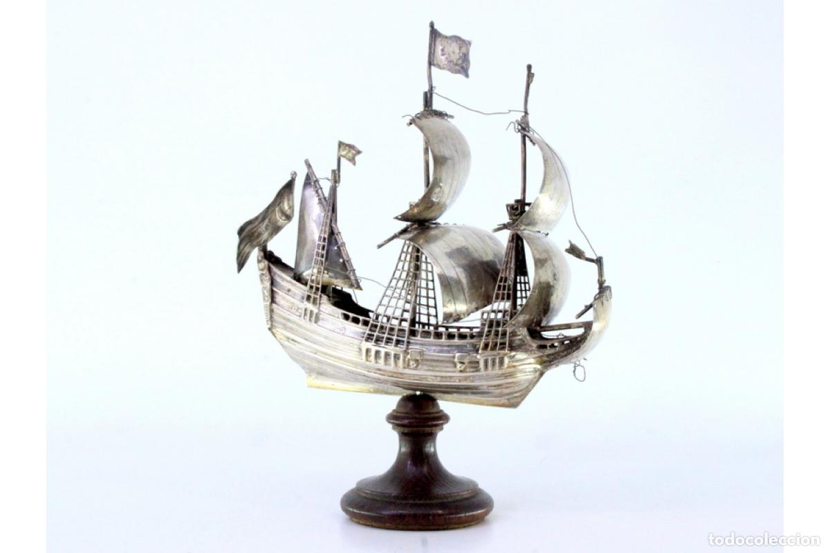 Antig&uuml;edades: Barco de plata - Foto 7