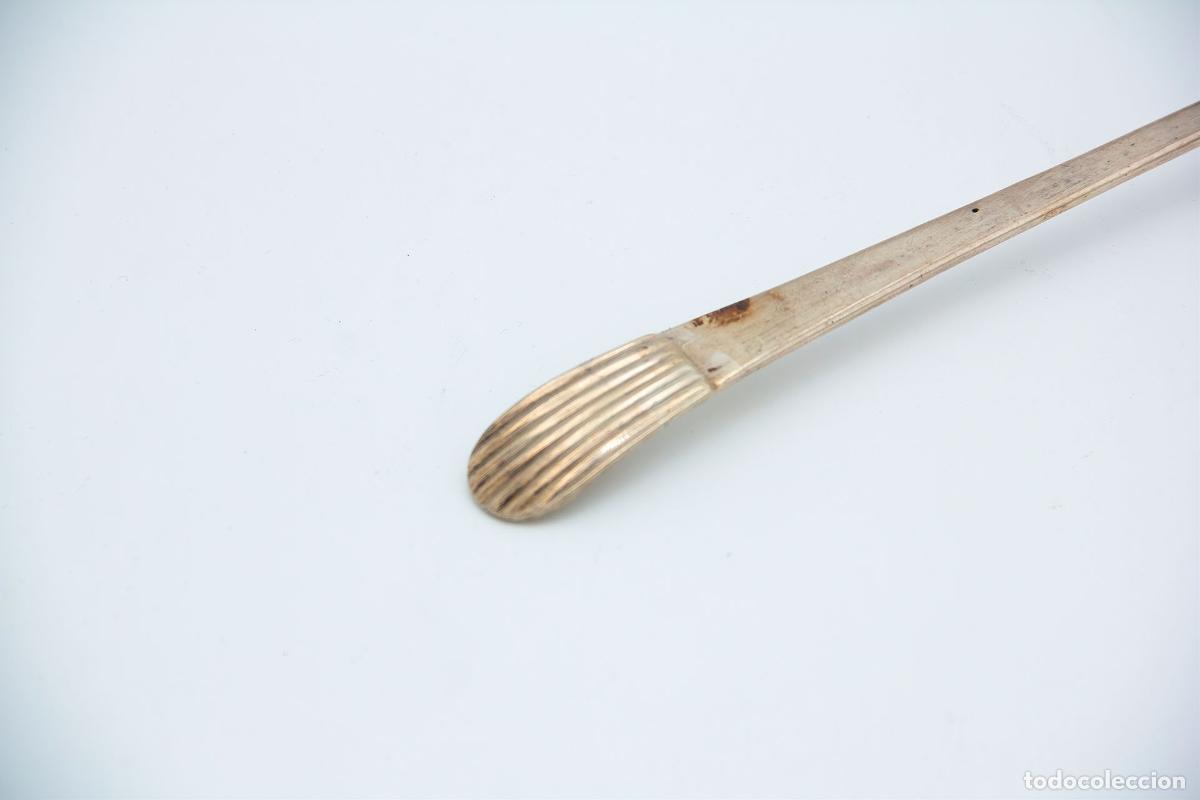 Antig&uuml;edades: Cuchar&oacute;n de sopa de plata - Foto 3