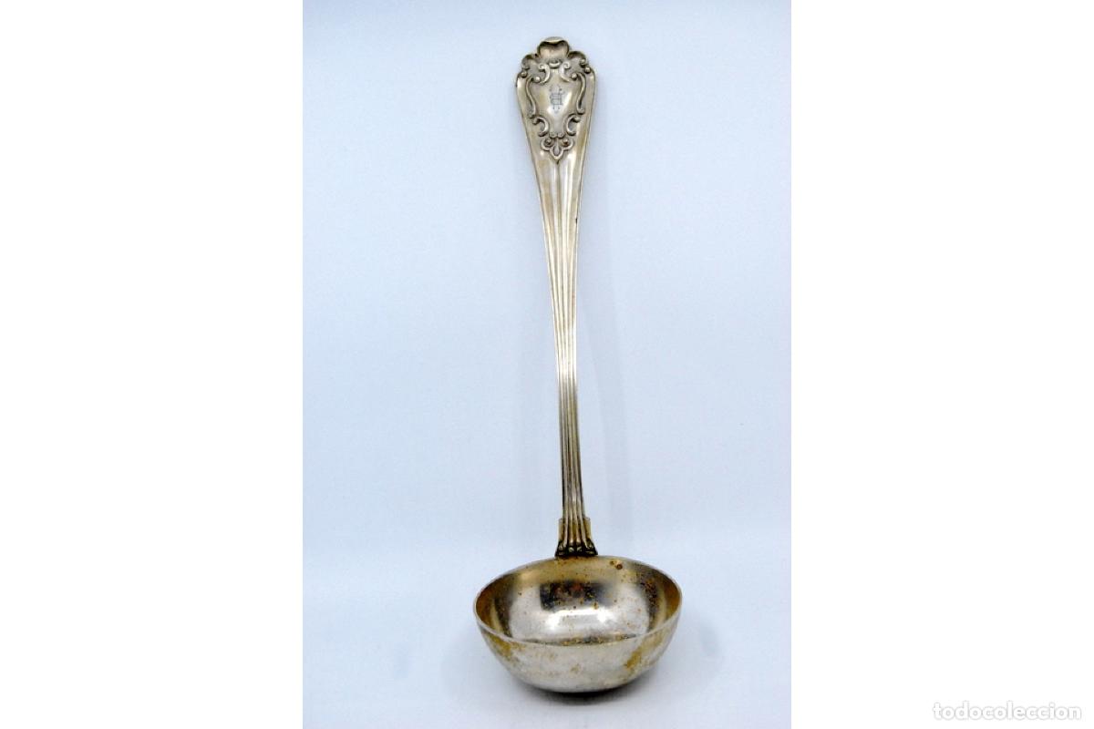 Antig&uuml;edades: Cuchar&oacute;n de sopa de plata - Foto 6