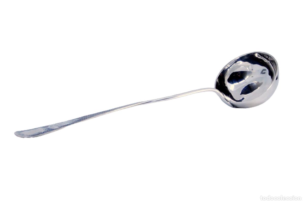 Antig&uuml;edades: Cuchar&oacute;n de sopa de plata - Foto 1