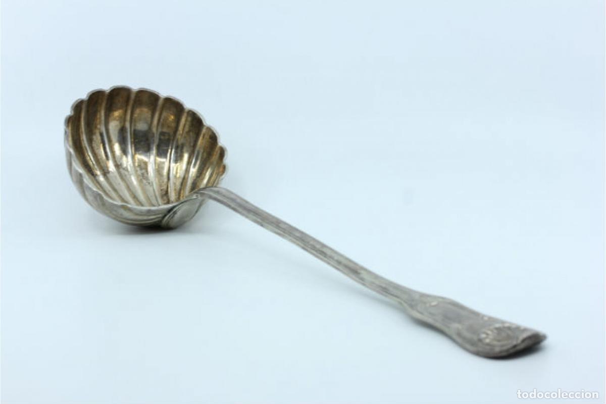 Antig&uuml;edades: Cuchar&oacute;n de sopa de plata - Foto 4