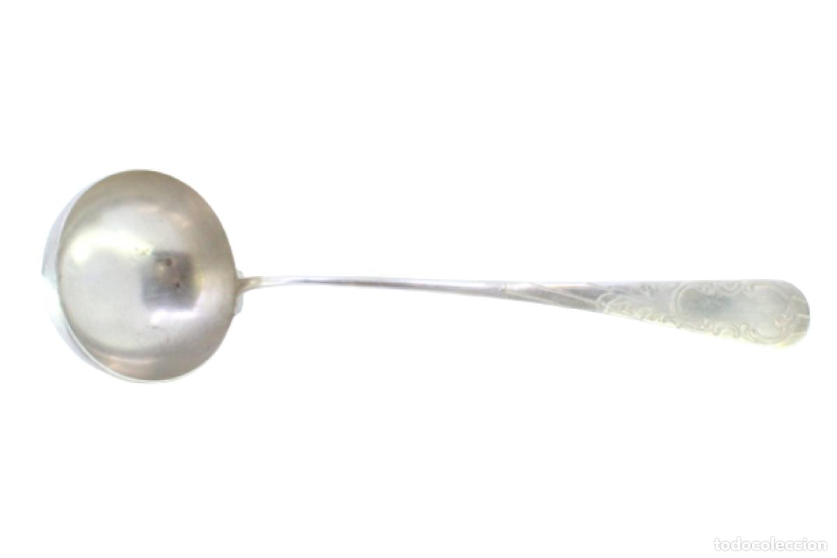 Antig&uuml;edades: Cuchar&oacute;n de sopa de plata - Foto 1