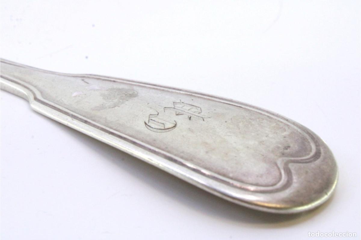 Antig&uuml;edades: Cuchar&oacute;n de sopa de plata - Foto 4