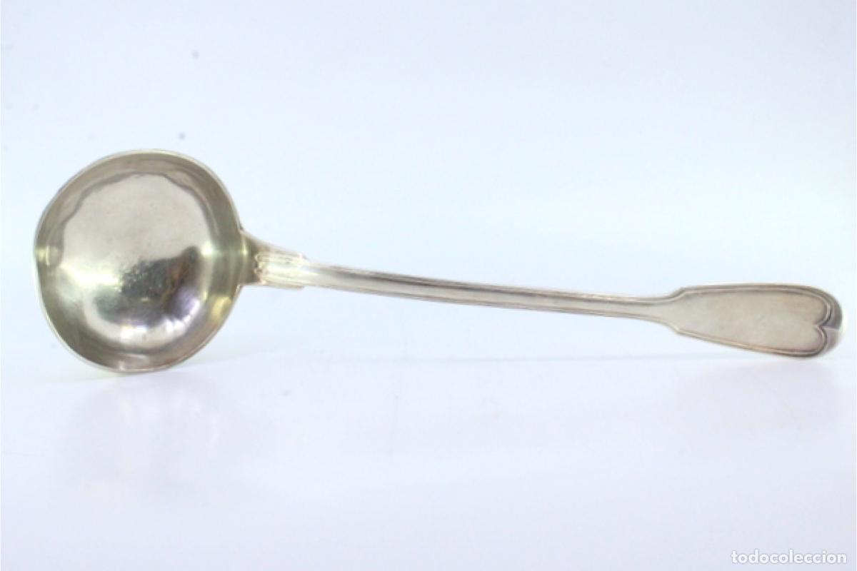 Antig&uuml;edades: Cuchar&oacute;n de sopa de plata - Foto 7