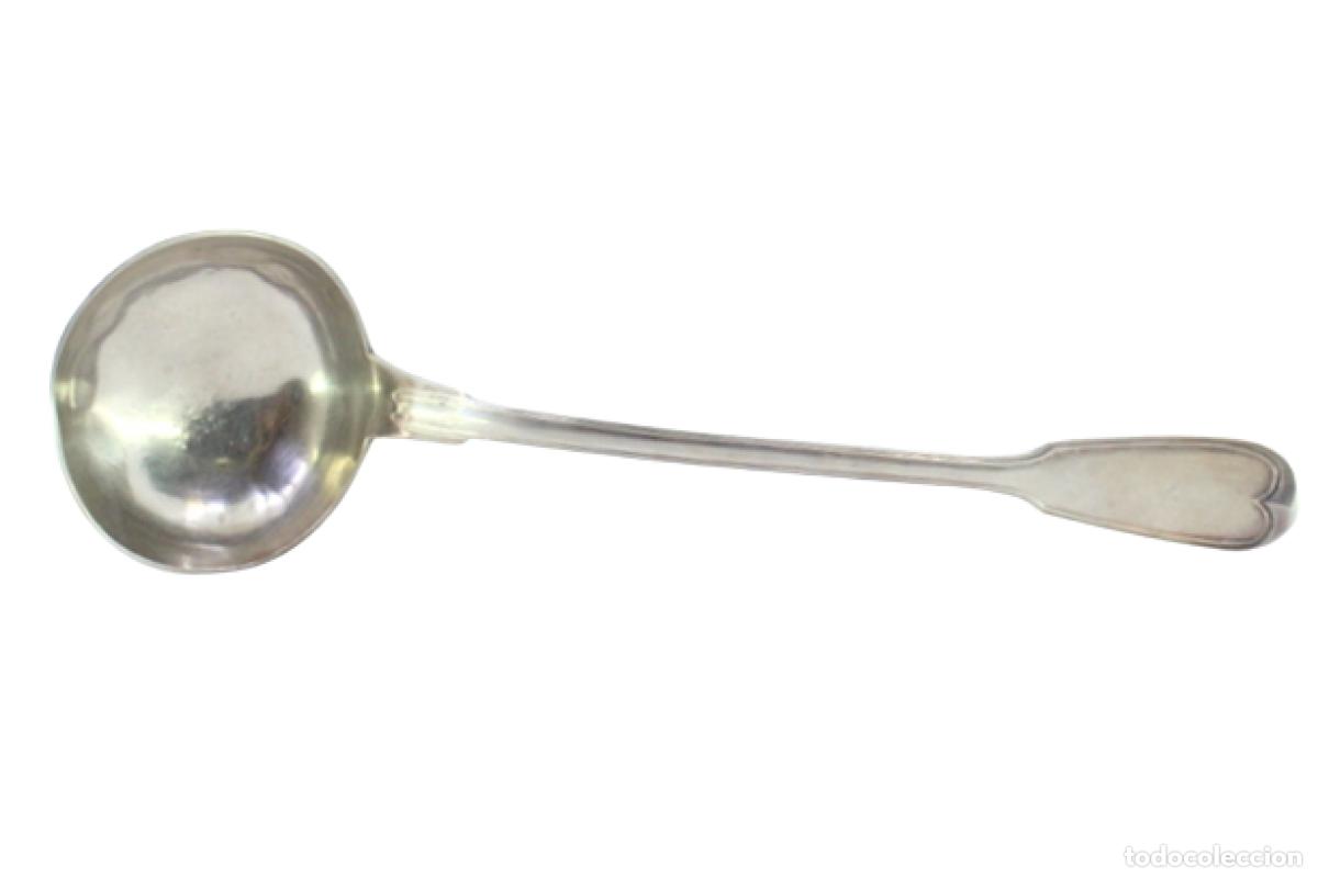 Antig&uuml;edades: Cuchar&oacute;n de sopa de plata - Foto 1