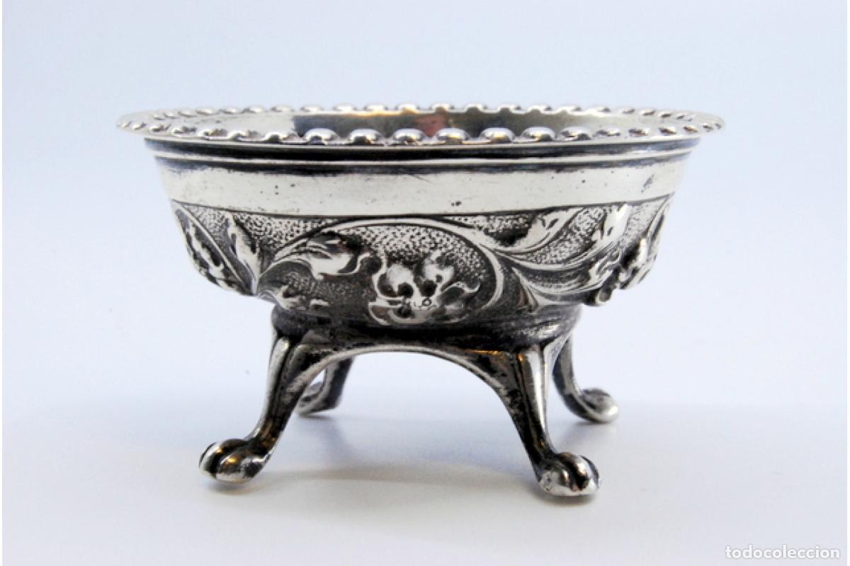 Antig&uuml;edades: tarro de mermelada de plata - Foto 6