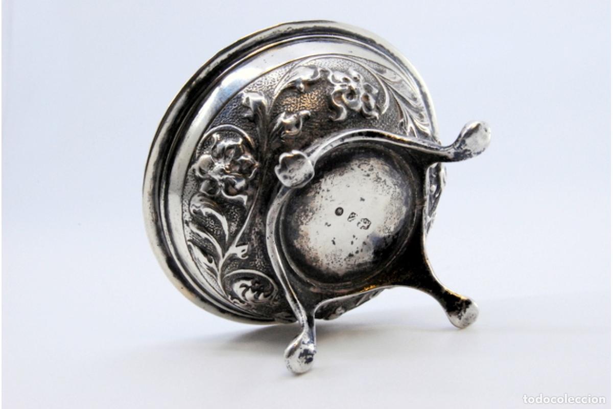 Antig&uuml;edades: tarro de mermelada de plata - Foto 7