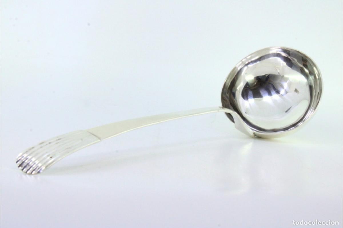 Antig&uuml;edades: Cuchar&oacute;n de sopa de plata - Foto 4