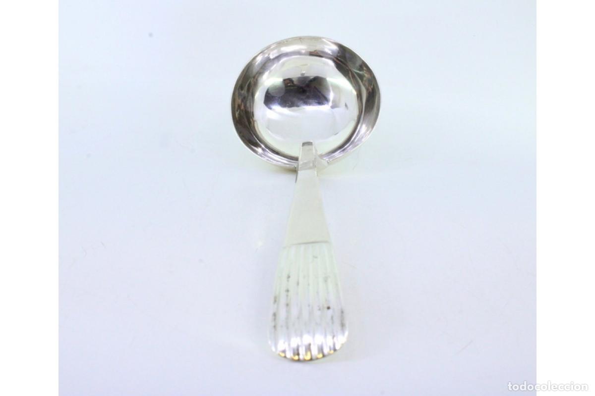 Antig&uuml;edades: Cuchar&oacute;n de sopa de plata - Foto 6