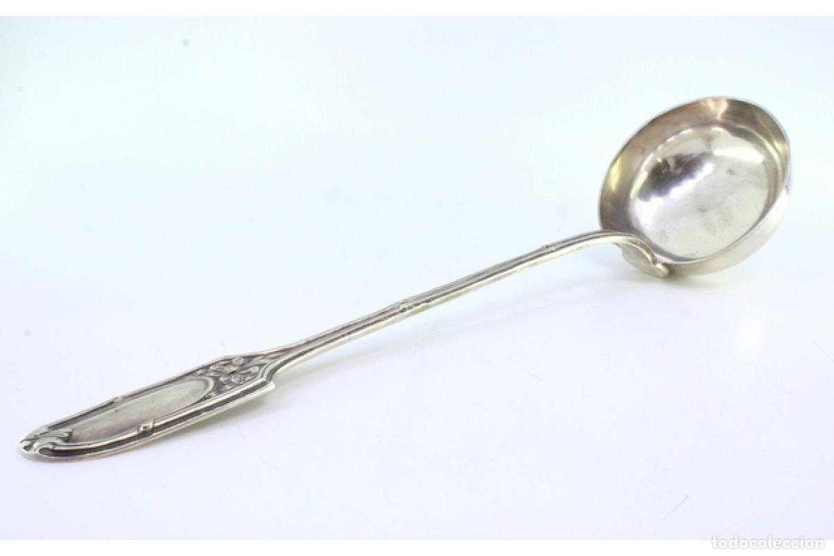 Antig&uuml;edades: Cuchar&oacute;n de sopa de plata - Foto 3