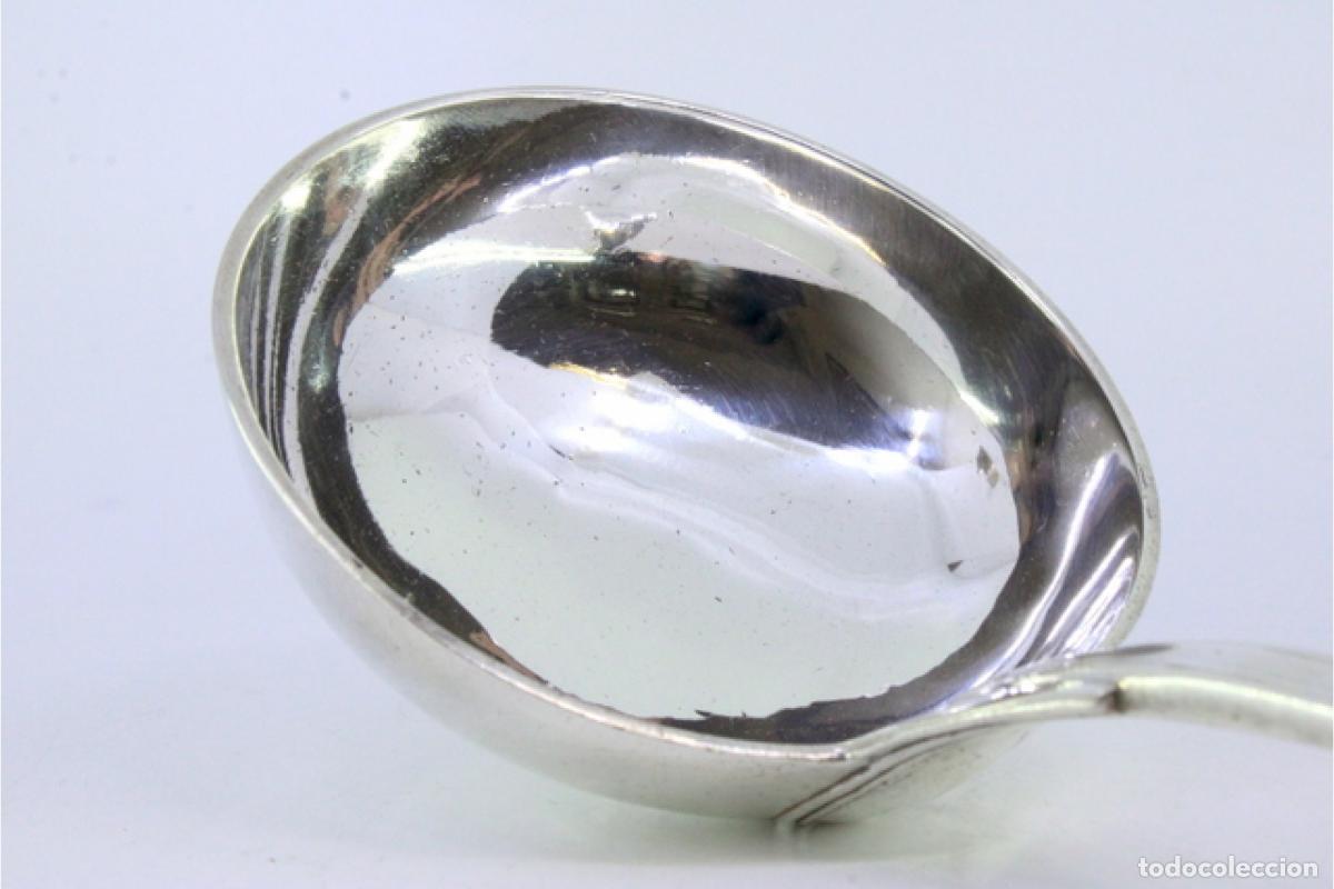 Antig&uuml;edades: Cuchar&oacute;n de sopa de plata - Foto 4
