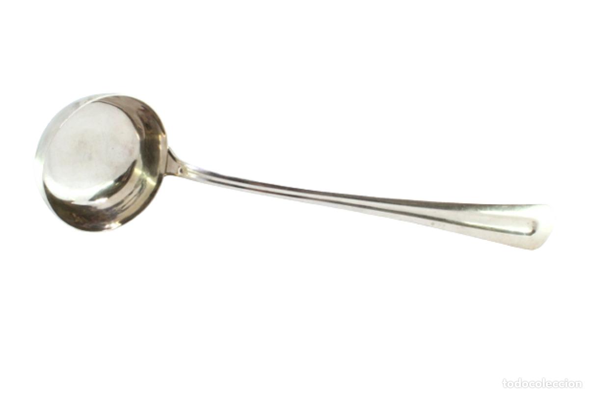 Antig&uuml;edades: Cuchar&oacute;n de sopa de plata - Foto 1