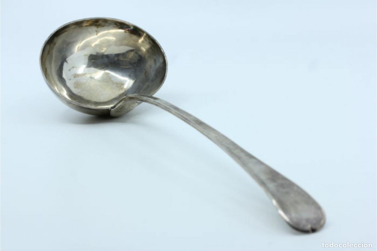 Antig&uuml;edades: Cuchar&oacute;n de sopa de plata - Foto 4