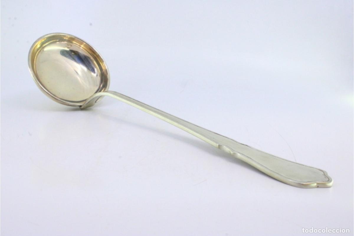 Antig&uuml;edades: Cuchar&oacute;n de sopa de plata - Foto 2