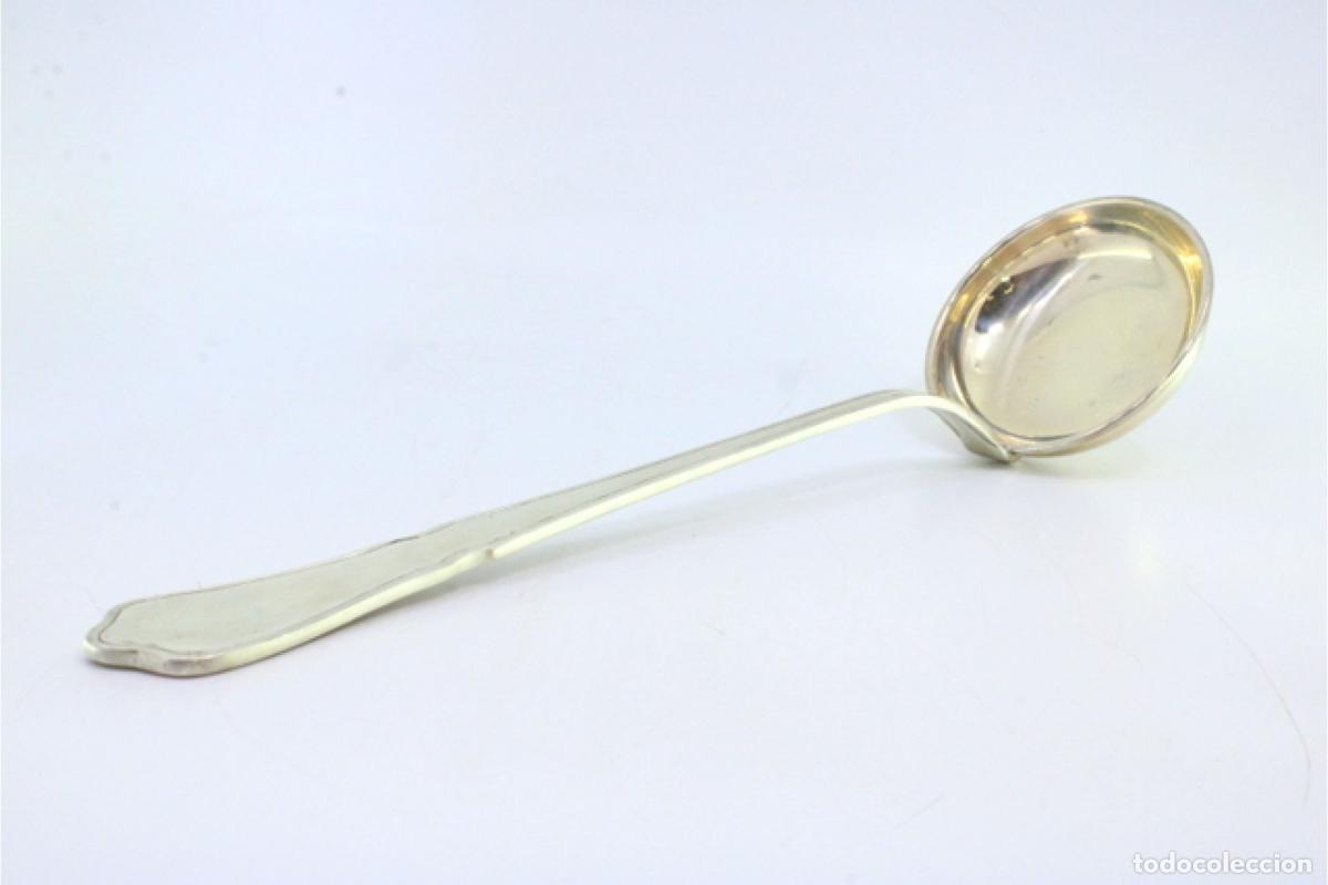 Antig&uuml;edades: Cuchar&oacute;n de sopa de plata - Foto 4