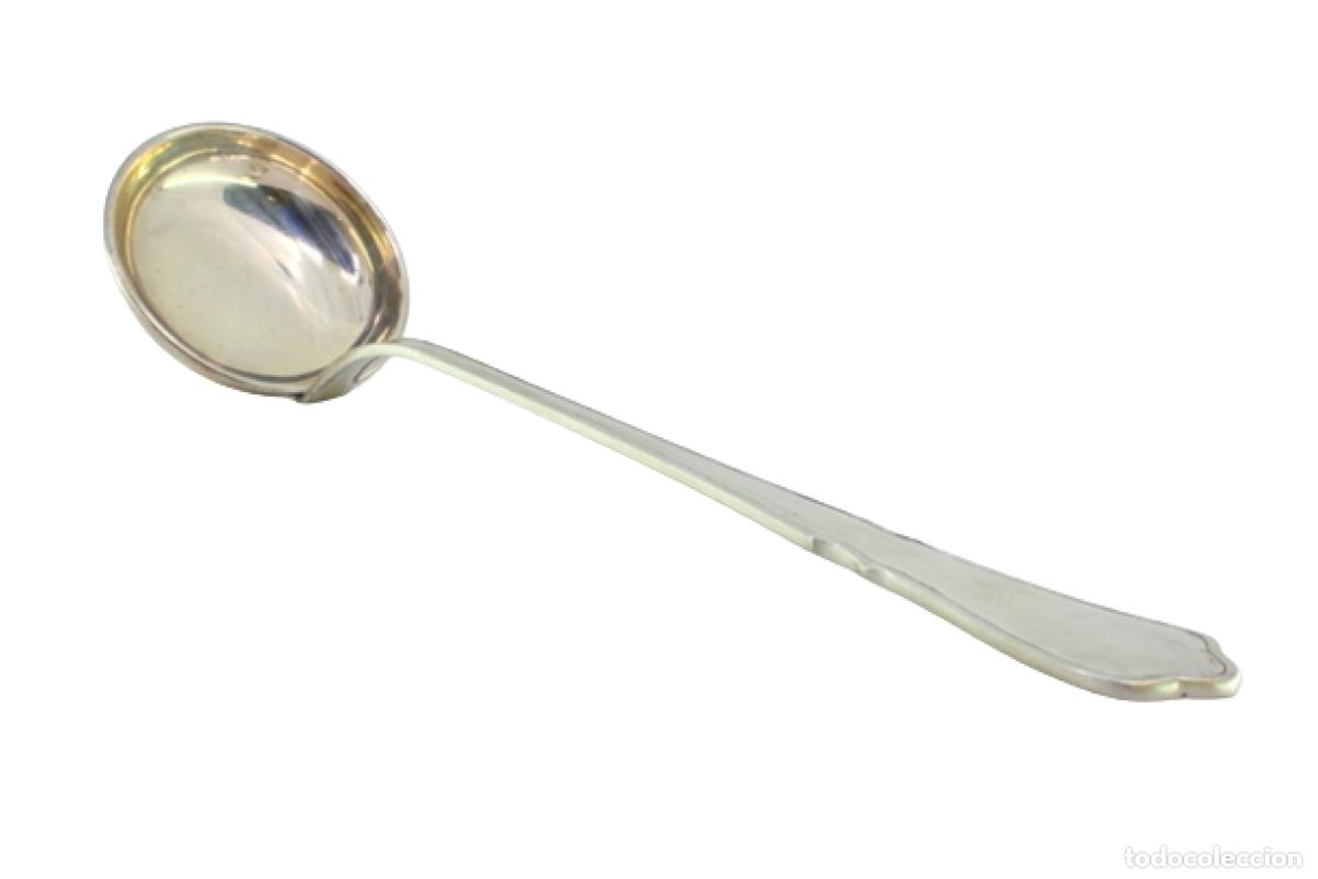 Antig&uuml;edades: Cuchar&oacute;n de sopa de plata - Foto 1