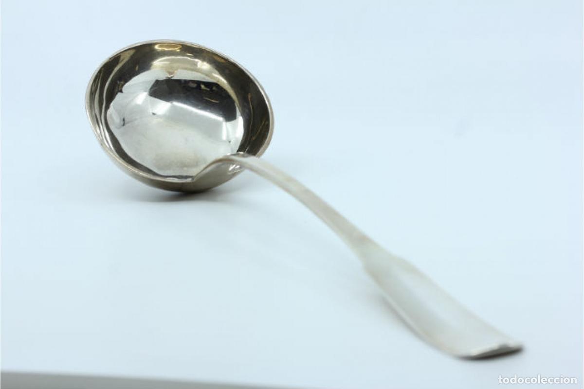 Antig&uuml;edades: Cuchar&oacute;n de sopa de plata - Foto 4