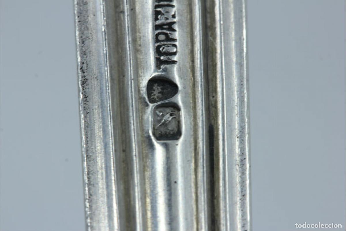 Antig&uuml;edades: Cuchar&oacute;n de sopa de plata - Foto 2