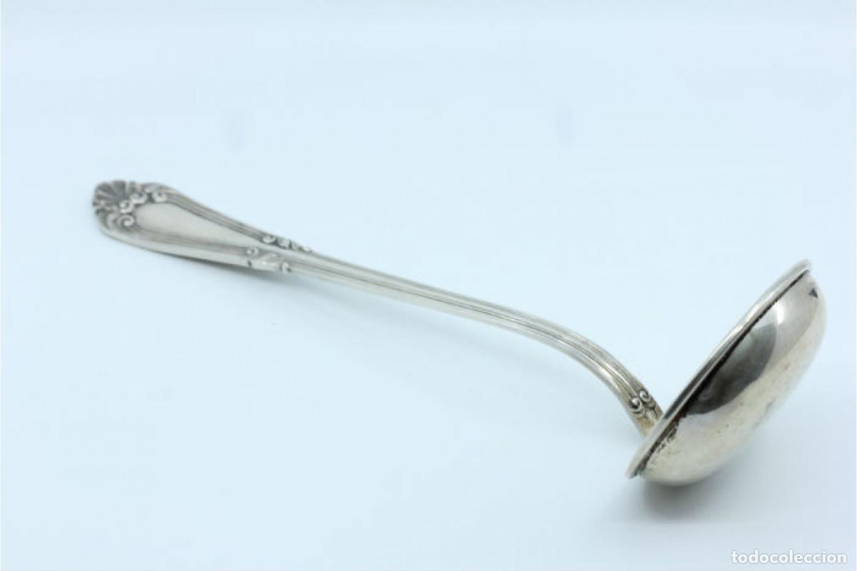 Antig&uuml;edades: Cuchar&oacute;n de sopa de plata - Foto 3