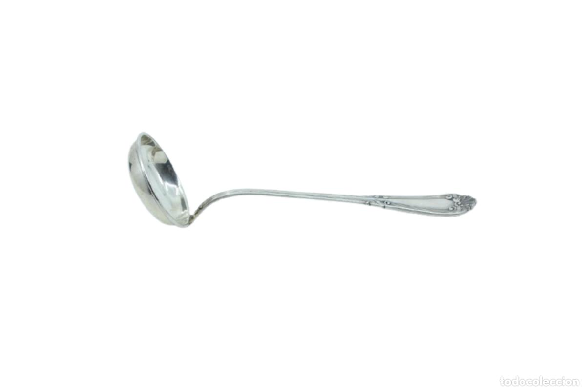Antig&uuml;edades: Cuchar&oacute;n de sopa de plata - Foto 1