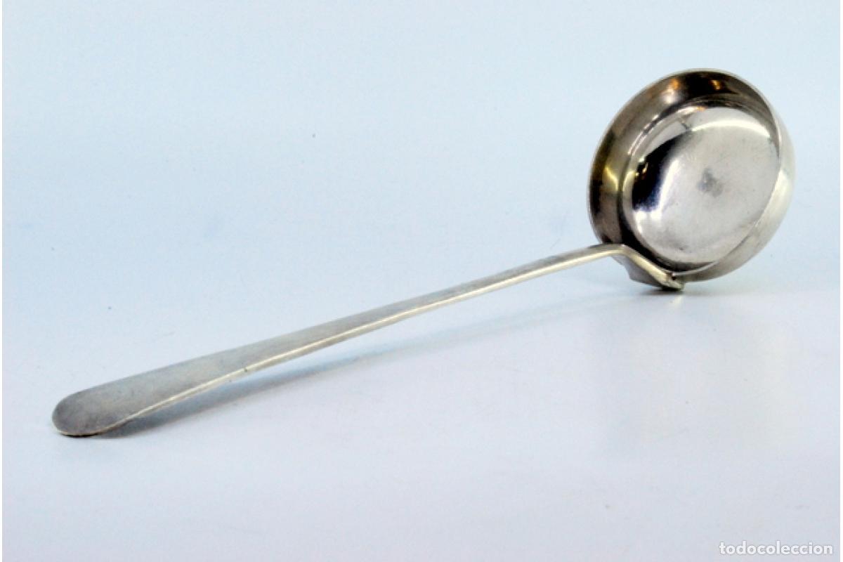 Antig&uuml;edades: Cuchar&oacute;n de sopa de plata - Foto 4