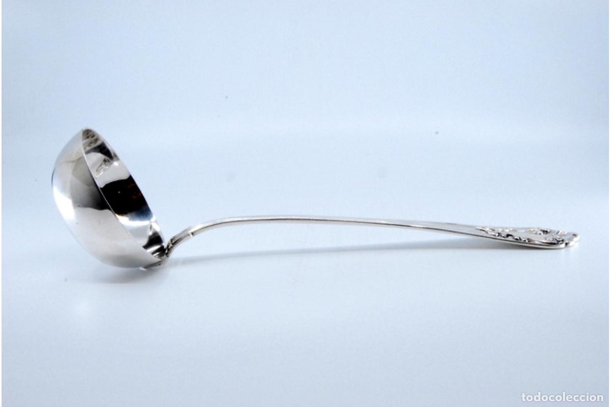 Antig&uuml;edades: Cuchar&oacute;n de sopa de plata - Foto 2