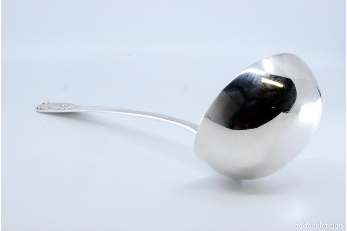 Antig&uuml;edades: Cuchar&oacute;n de sopa de plata - Foto 4