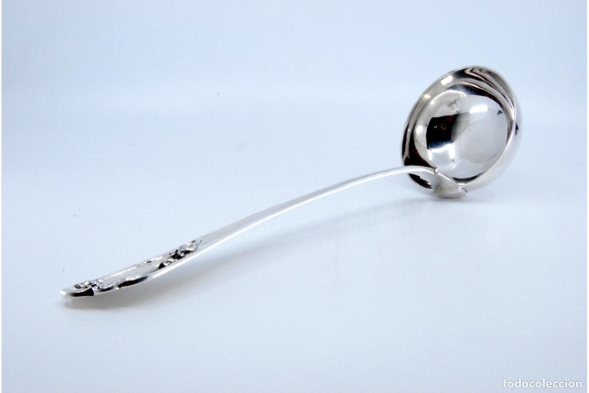 Antig&uuml;edades: Cuchar&oacute;n de sopa de plata - Foto 5