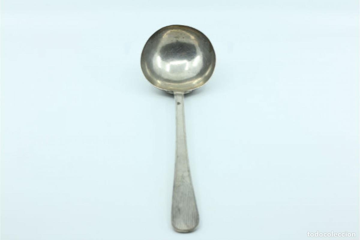 Antig&uuml;edades: Cuchar&oacute;n de sopa de plata - Foto 3