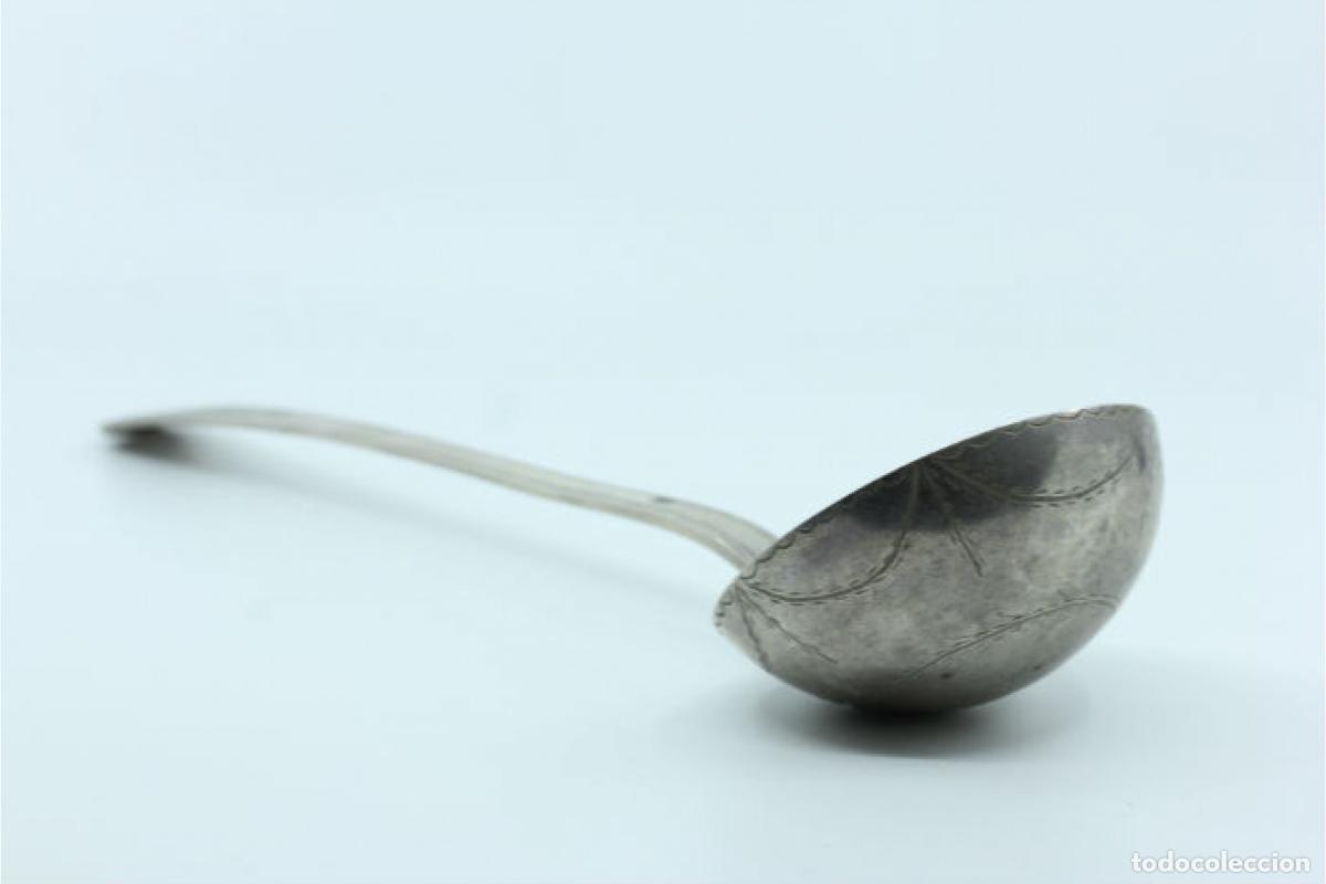 Antig&uuml;edades: Cuchar&oacute;n de sopa de plata - Foto 4