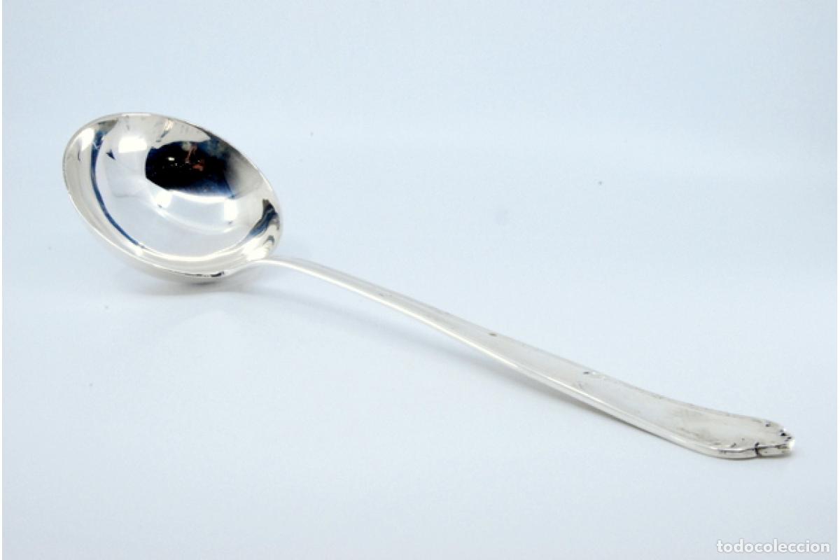 Antig&uuml;edades: Cuchar&oacute;n de sopa de plata - Foto 9