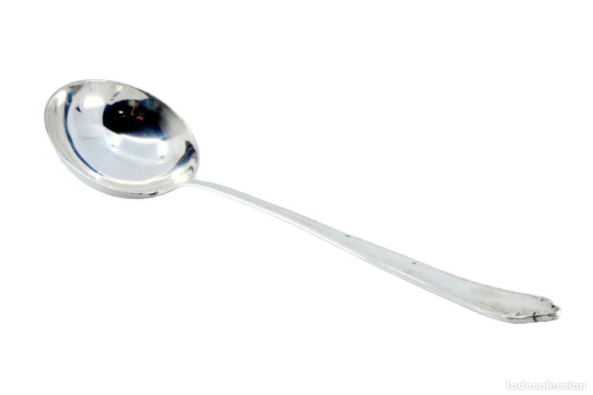 Antig&uuml;edades: Cuchar&oacute;n de sopa de plata - Foto 1