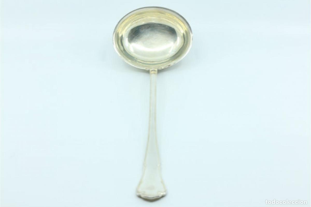 Antig&uuml;edades: Cuchar&oacute;n de sopa de plata - Foto 2