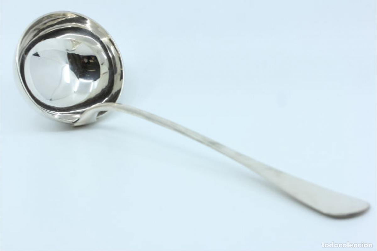 Antig&uuml;edades: Cuchar&oacute;n de sopa de plata - Foto 4