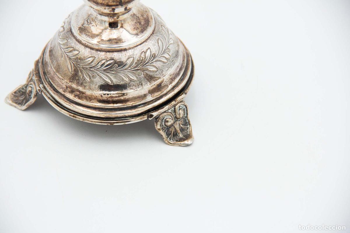 Antig&uuml;edades: soporte de plata para palillos de dientes - Foto 3