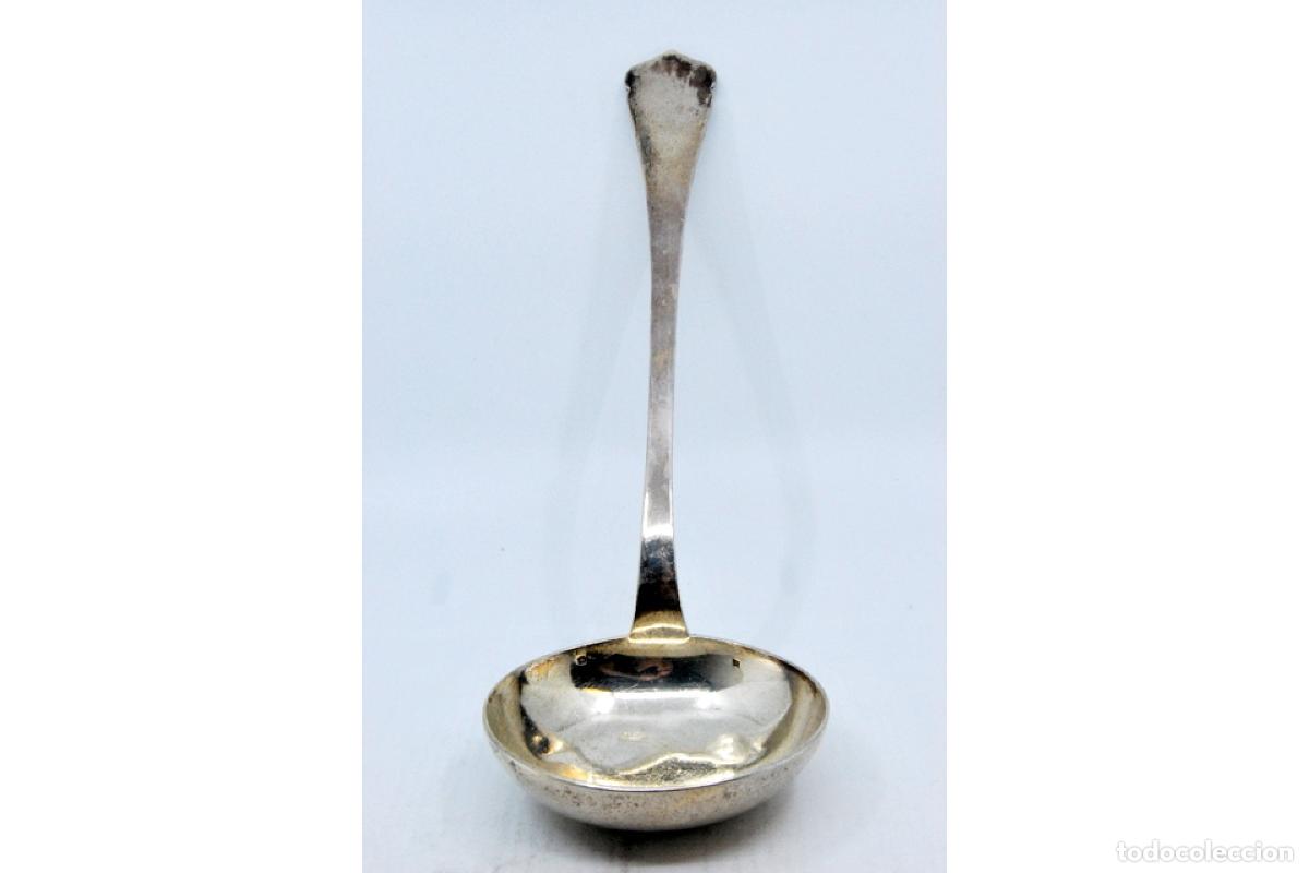 Antig&uuml;edades: Cuchar&oacute;n de sopa de plata - Foto 3
