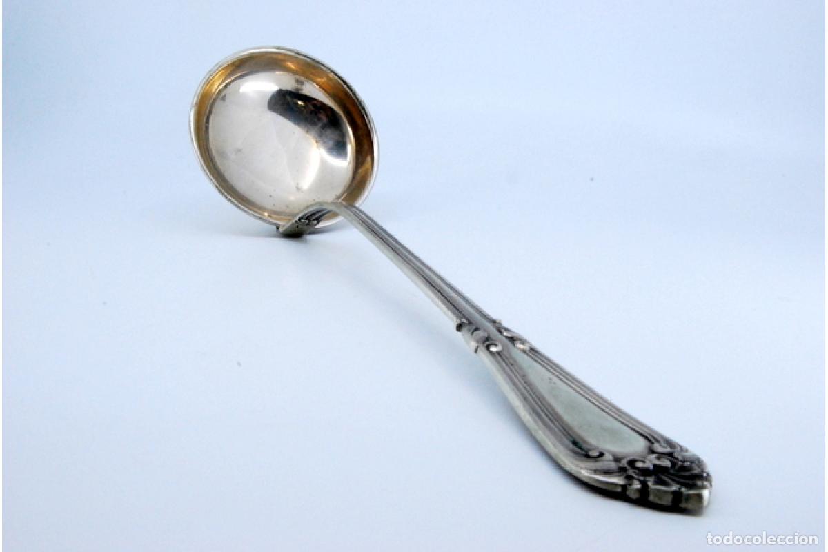 Antig&uuml;edades: Cuchar&oacute;n de sopa de plata - Foto 2