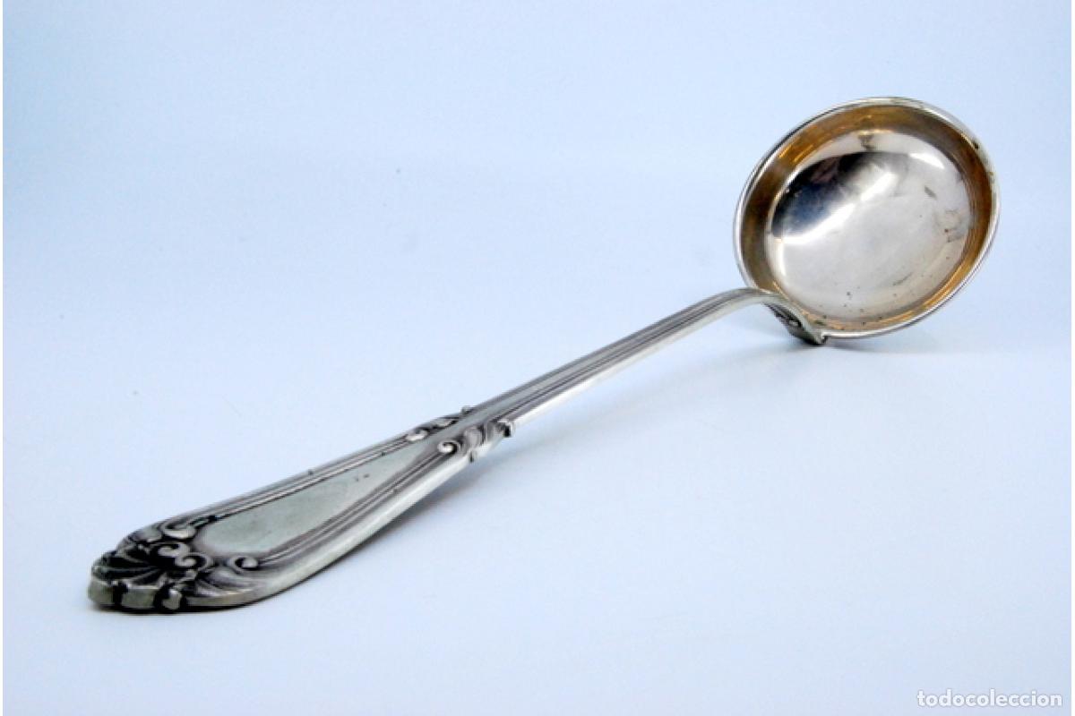 Antig&uuml;edades: Cuchar&oacute;n de sopa de plata - Foto 4