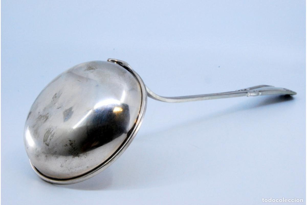 Antig&uuml;edades: Cuchar&oacute;n de sopa de plata - Foto 6