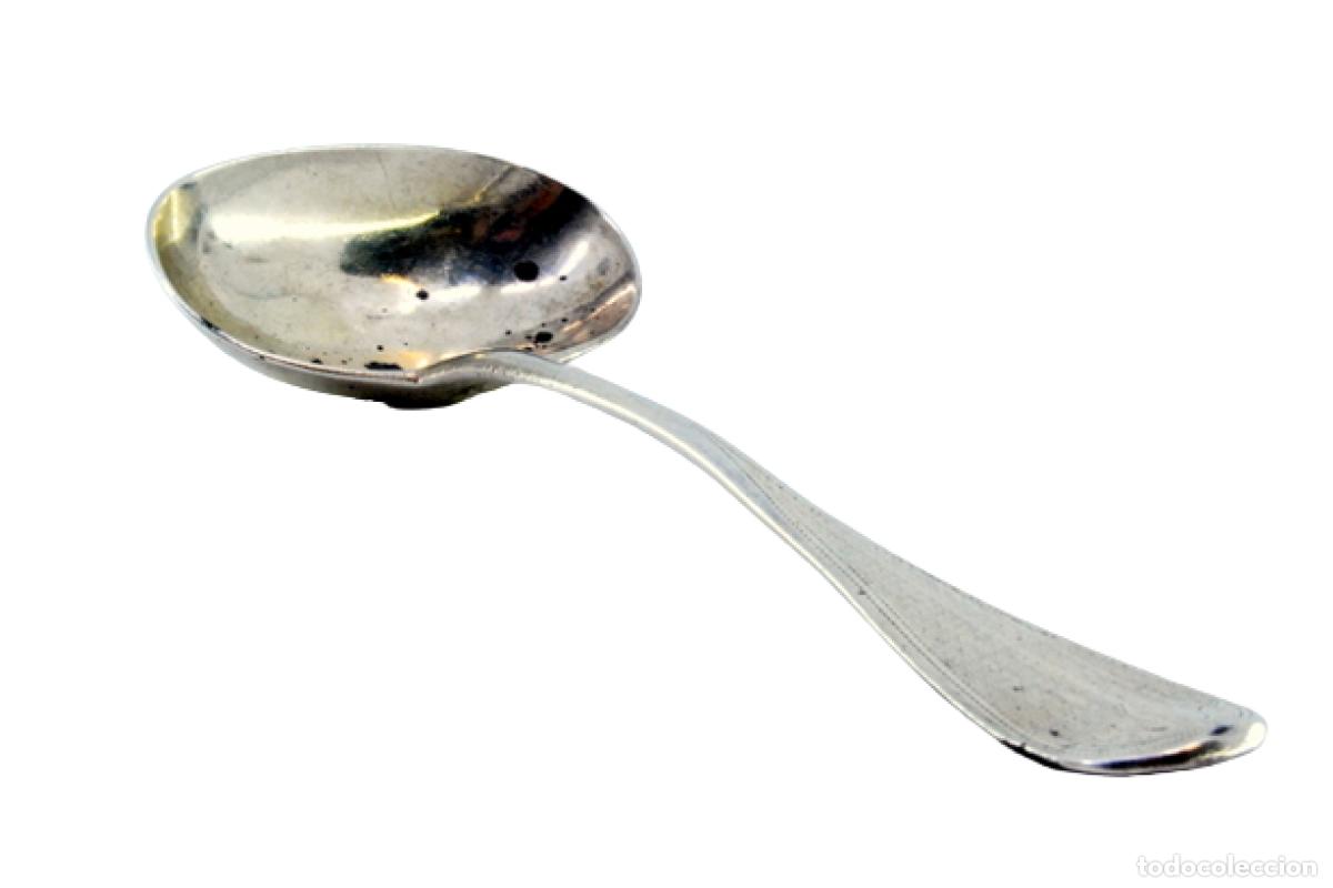 Antig&uuml;edades: Cuchar&oacute;n de sopa de plata - Foto 1