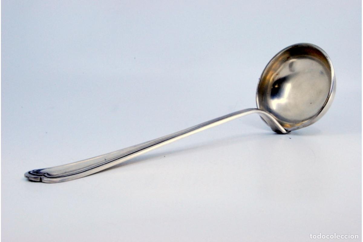 Antig&uuml;edades: Cuchar&oacute;n de sopa de plata - Foto 3